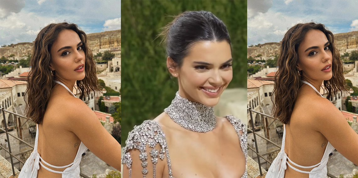 Kendall Jenner'a benzetildi! Kırmızı elbisesine yorum yağdı