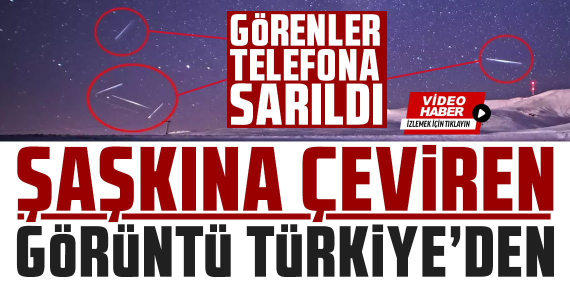 Şaşkına çeviren görüntü Türkiye'den! 4 gündür sürüyor, görenler telefona sarıldı