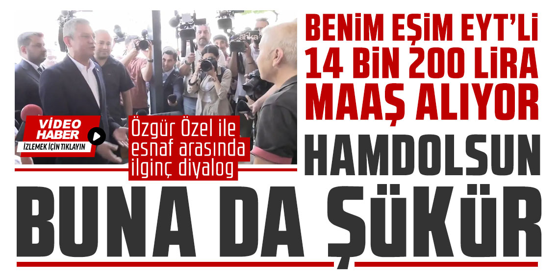 Özgür Özel: Eşim EYT'den emekli oldu