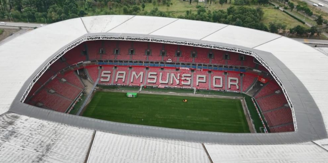 Samsunspor'un stat zemini yeni sezona hazırlanıyor: 