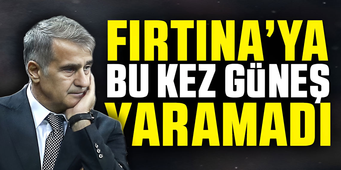 Trabzonspor'a Güneş Bu Kez Yaramadı