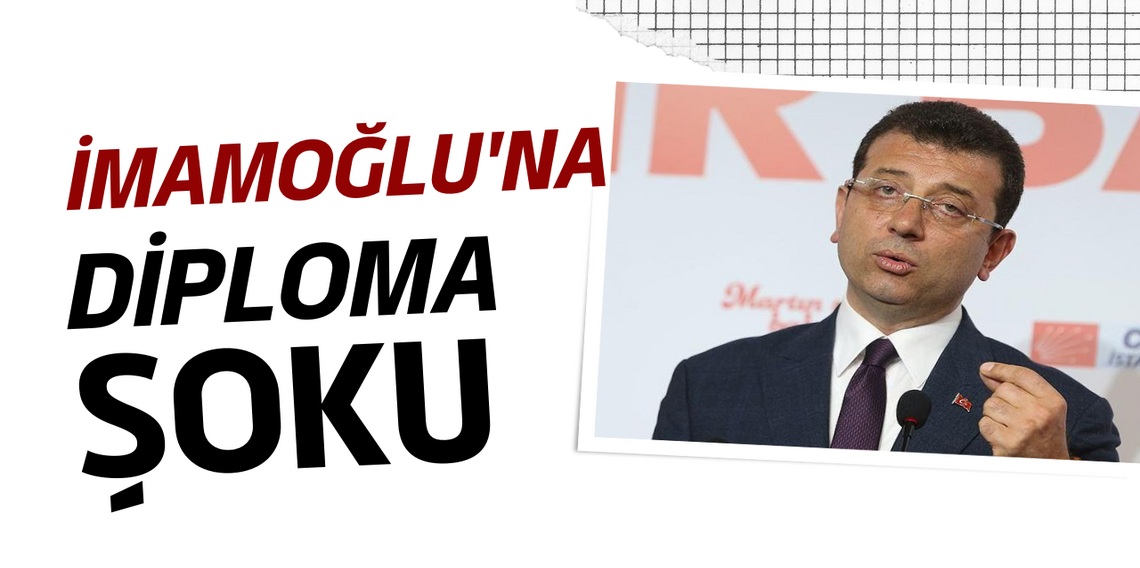 Ekrem İmamoğlu'nun diploması iptal edildi!