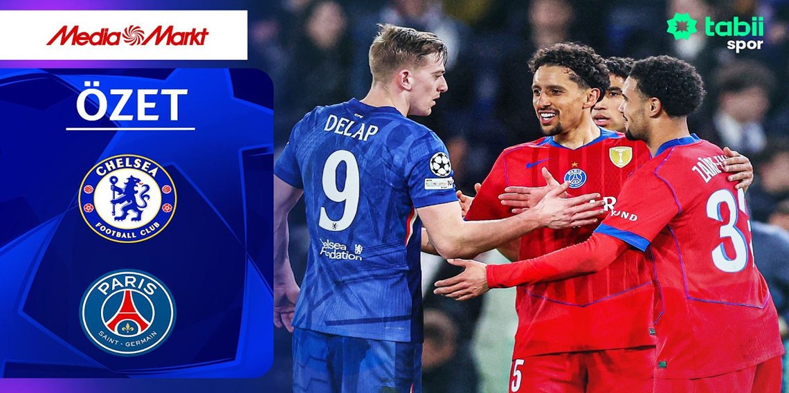 Şampiyonlar Ligi Son 16 Turu | Chelsea - PSG (Özet)