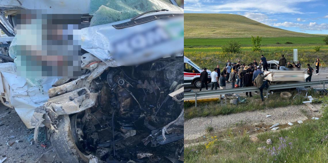 Bayburt'ta tır ile kamyonet çarpıştı: 1 ölü, 2 yaralı
