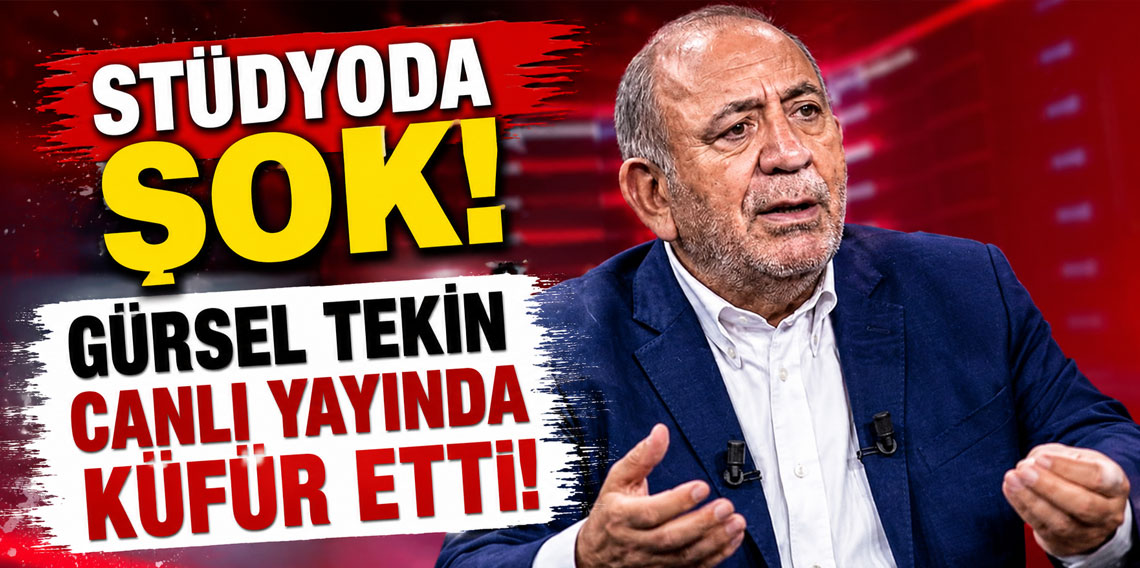 Gürsel Tekin canlı yayında küfür etti, sunucudan uyarı gecikmedi