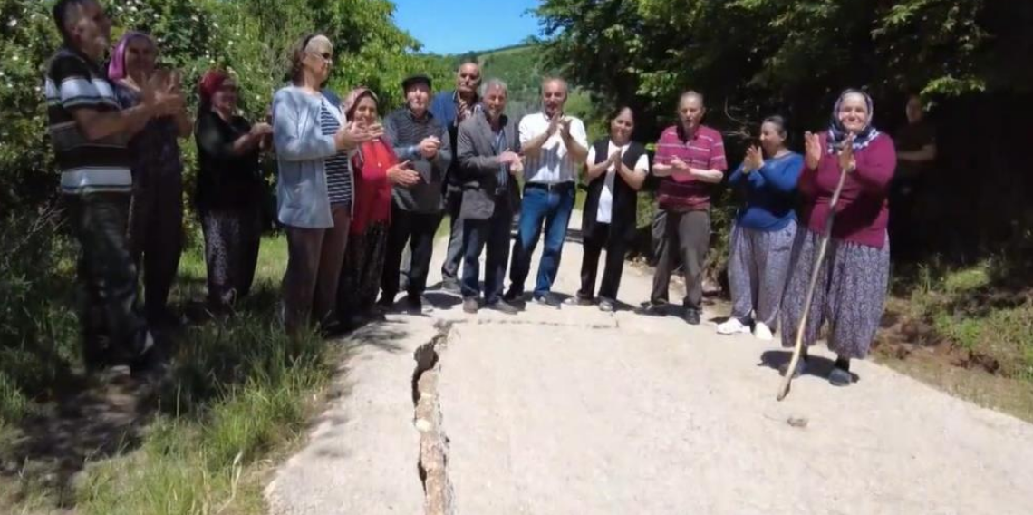 Tokat'ta heyelan korkusuyla vatandaşlar evlerine giremiyor