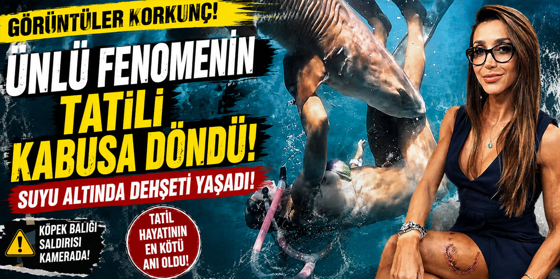 Brezilyalı fenomenin dehşet anları: 2 metrelik köpekbalığı bacağını kaptı