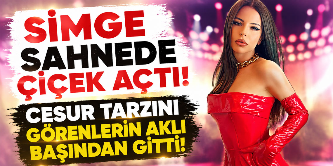 Simge sahnede çiçek açtı! Cesur tarzını görenlerin aklı başından gitti!