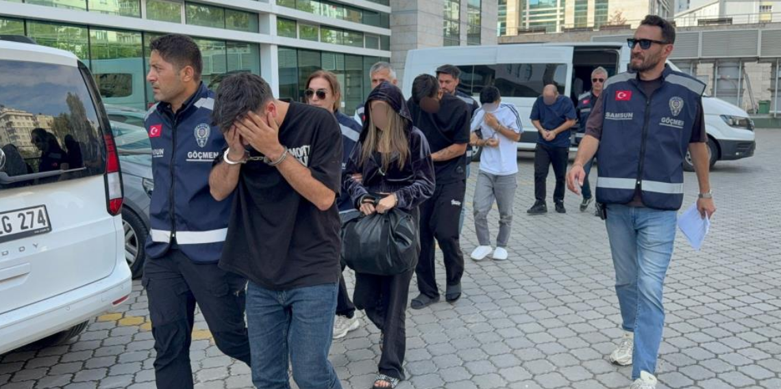 Samsun’da fuhuş çetesine operasyon: 3 kadın kurtarıldı, 5 gözaltı