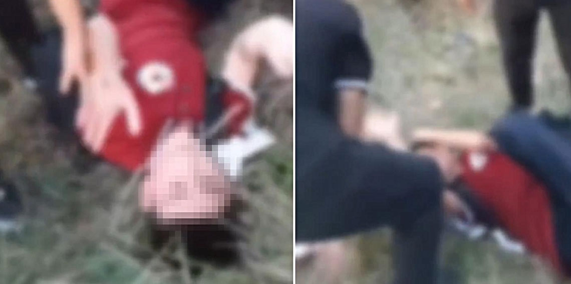 Arnavutköy'de 12 yaşındaki çocuğu boş arazide darbettiler