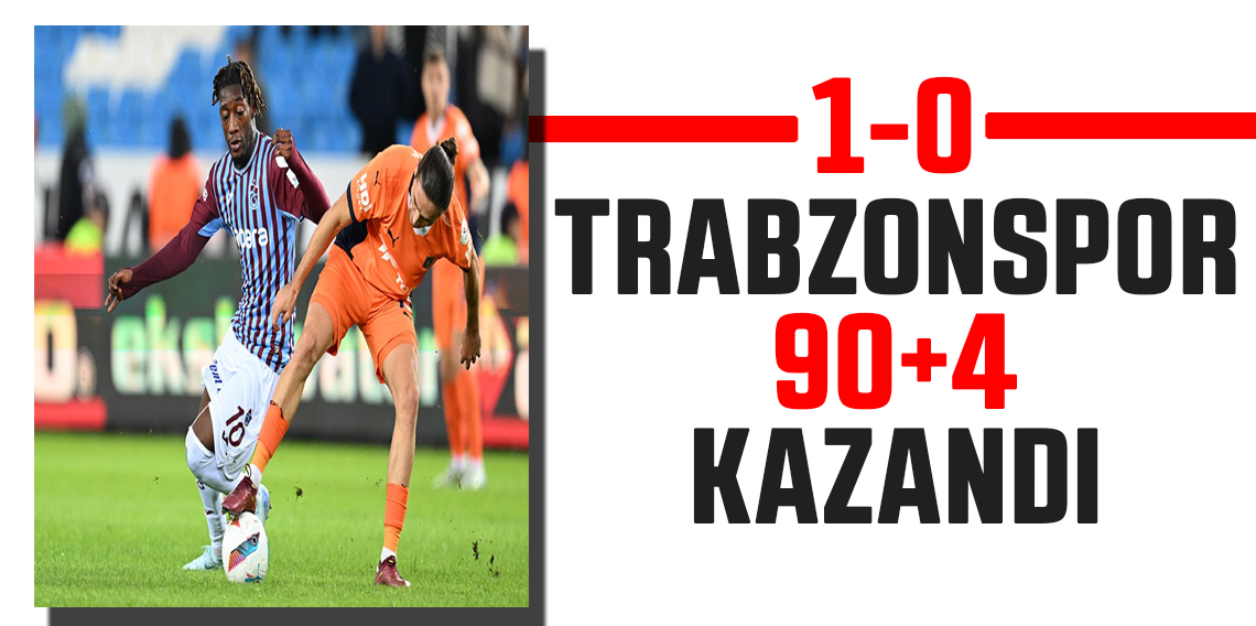 Trabzonspor 90+4'de Güldü