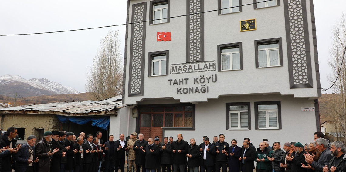 Taht Köyü Konağı Dualarla Açıldı