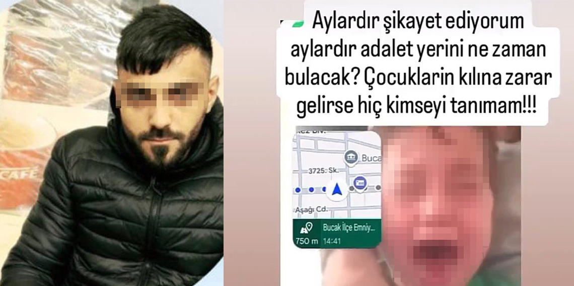 İzmir'de gözaltına alınan cani baba adliyede