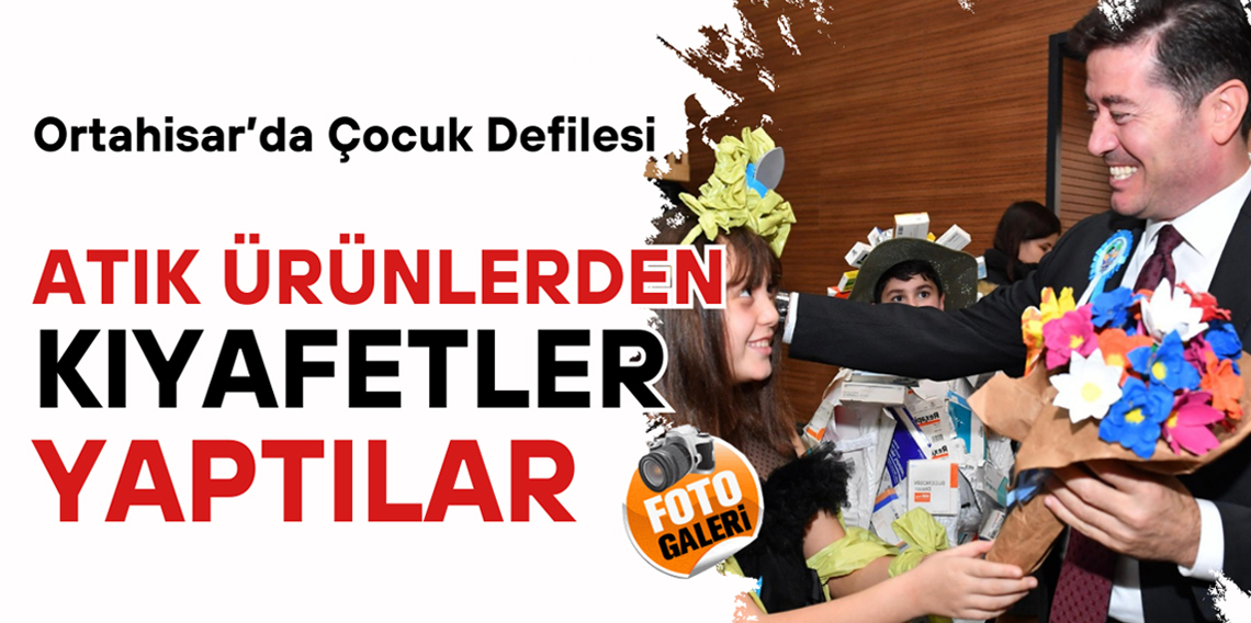 Trabzon'da Atık Ürünlerden Çocuk Defilesi