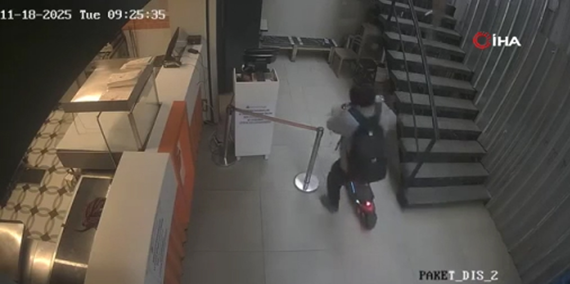 Ölümden kıl payı kurtuldu, o anlar kamerada