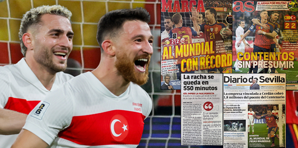 İspanyol basınından İspanya - Türkiye maçı manşetleri