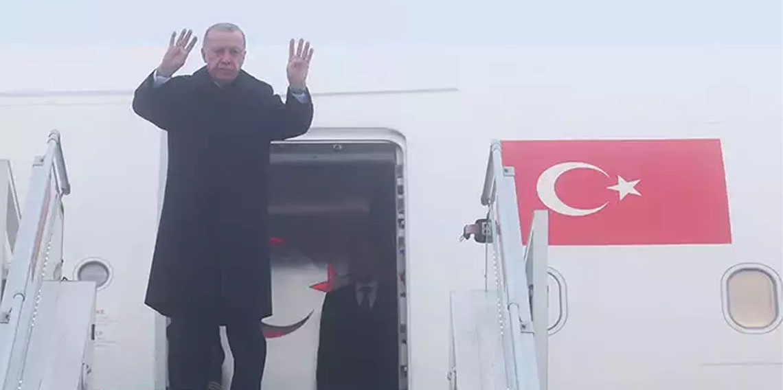 Cumhurbaşkanı Erdoğan Mısır'a gitti