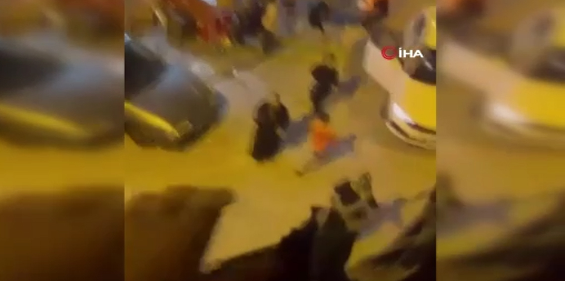 Gürültü tartışmasında ortalık karıştı; o anlar kamerada
