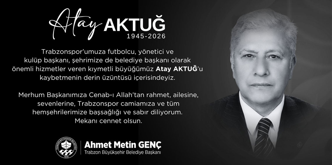 Trabzon Büyükşehir Belediye Başkanı Ahmet Metin Genç