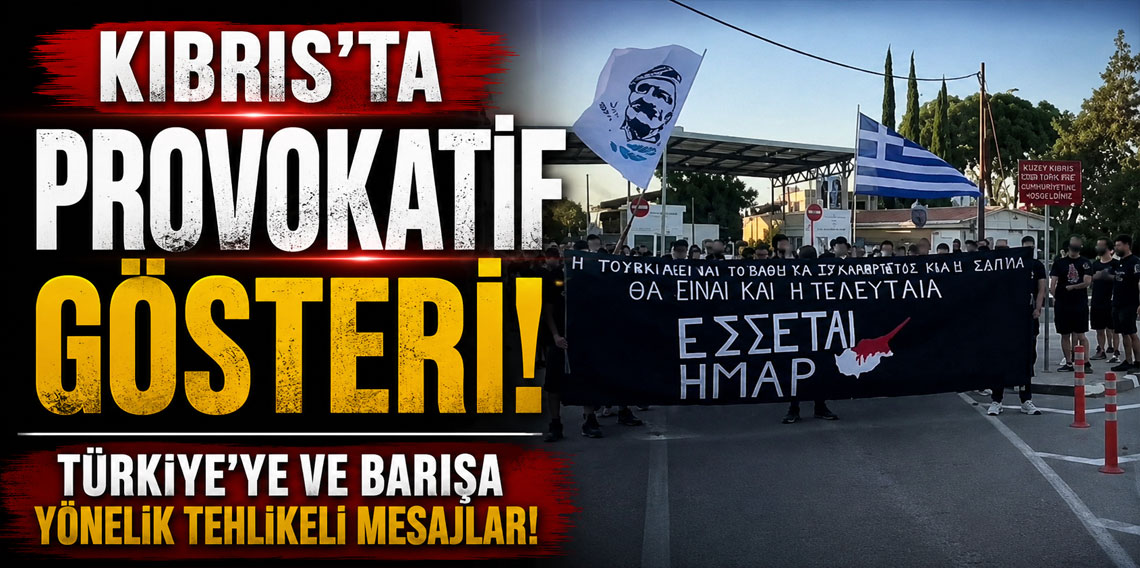 Kıbrıs'ta Rum tarafından provokatif gösteri