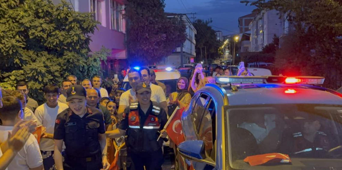 Bedensel engelli gencin askerlik hayali gerçekleştirdi