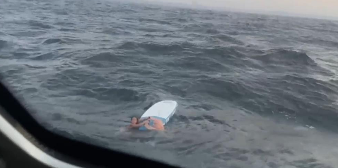 Yalova’da denizde sürüklenen baba ve kızı 5 kilometre açıkta kurtarıldı
