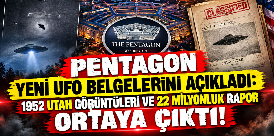 Pentagon yeni UFO belgelerini açıkladı: 1952 Utah görüntüleri ve 22 milyonluk rapor ortaya çıktı!