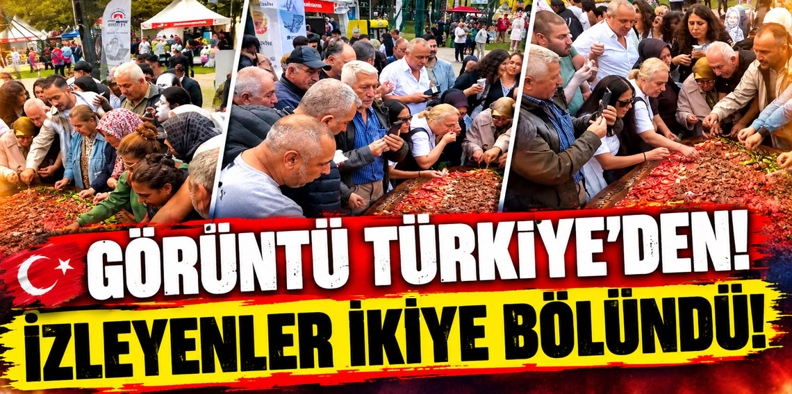 Görüntü Türkiye'den! İzleyenler ikiye bölündü