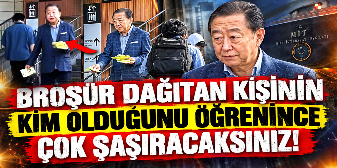 Japonya'nın eski başbakanı sokakta broşür dağıtırken görüntülendi
