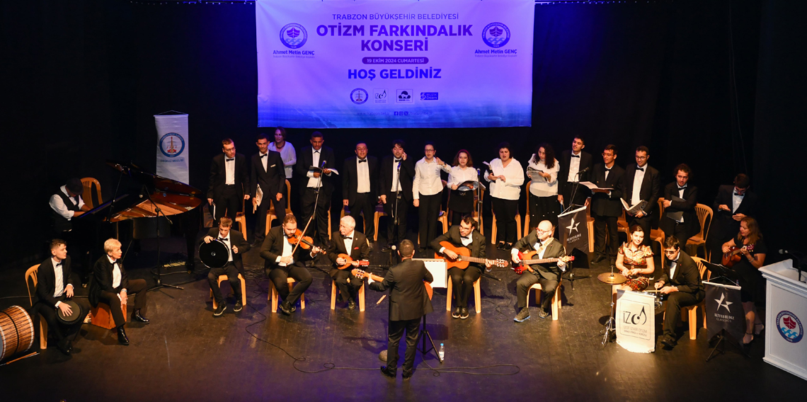 Trabzon'da Otizm Orkestrasından unutulmaz konser