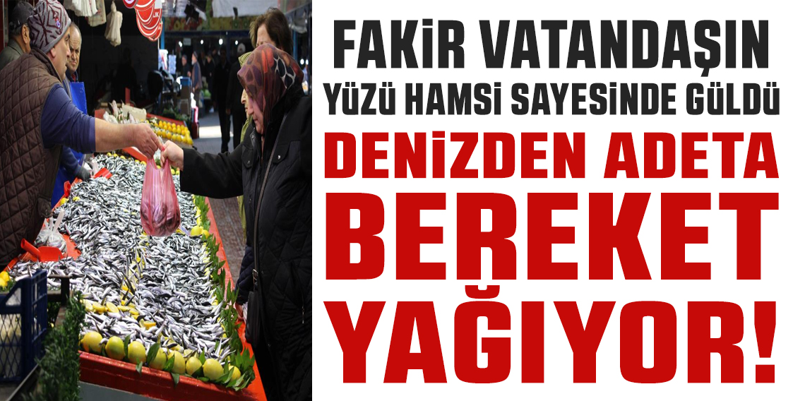 Ekonomik Krizde Fakirin Yüzünü Hamsi Güldürdü: 
