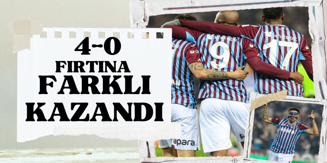 Trabzon'da Gol Yağmuru