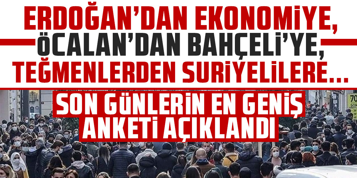 Erdoğan'dan ekonomiye, Öcalan'dan Bahçeli'ye, teğmenlerden Suriyelilere...