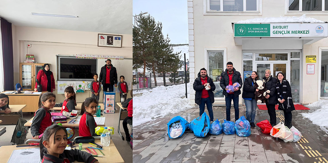 Oyuncaklar öğrencilere hediye edildi