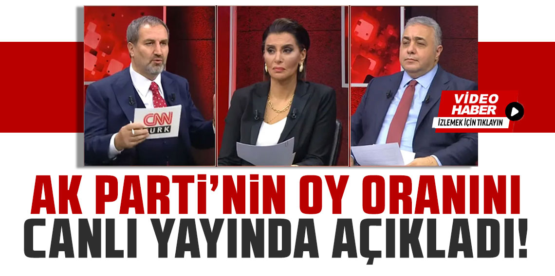 AK Partili Mustafa Şen partisinin oy oranını canlı yayında açıkladı Erdoğan'ın talimatı