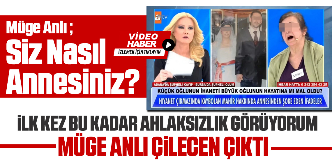 Müge Anlı canlı yayında çileden çıktı! Ben bu kadar ahlaksızlık görmedim