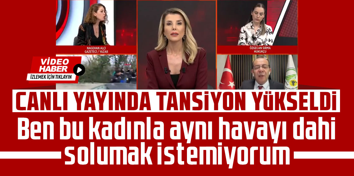 Nagehan Alçı ile Tanju Özcan birbirine girdi: Ben bu kadınla aynı havayı dahi solumak istemiyorum