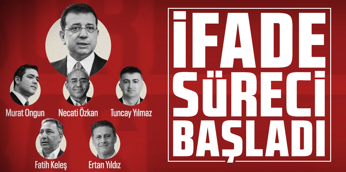 İBB'ye yönelik soruşturma! Ekrem İmamoğlu ifade veriyor!