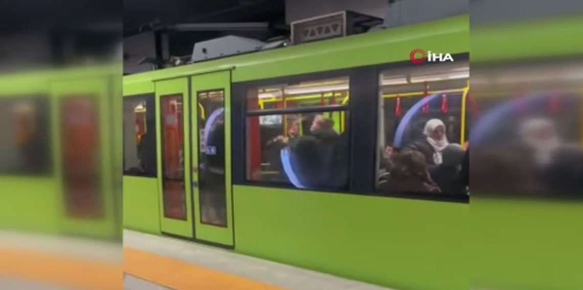 Metroda yaşlı adama hakaret etti, tekme tokat darp edilip araçtan atıldı