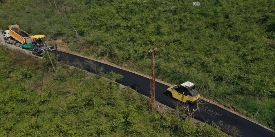 Ordu’nun kırsalında ulaşım konforu artıyor! 1,5 kilometrelik yol asfaltlanıyor