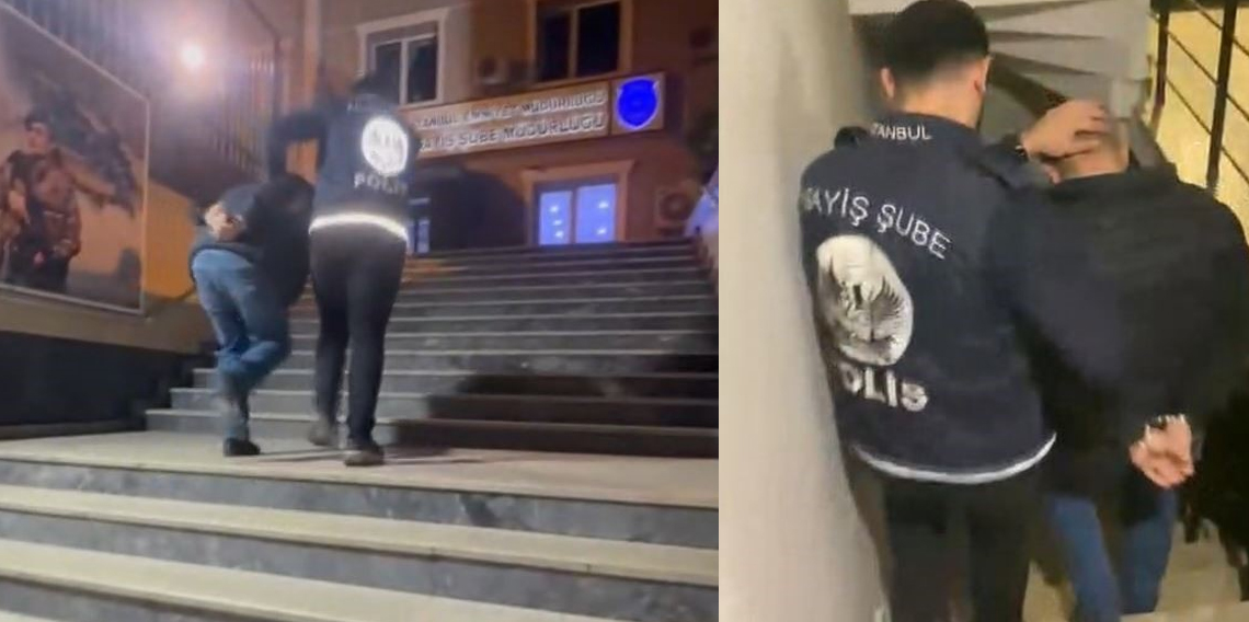 Sosyal medyada polis yeleği giyerek yayın yapan şahıs gözaltına alındı