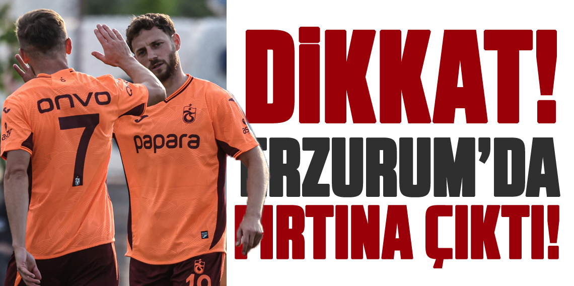 Dikkat! Erzurum'da Fırtına Çıktı