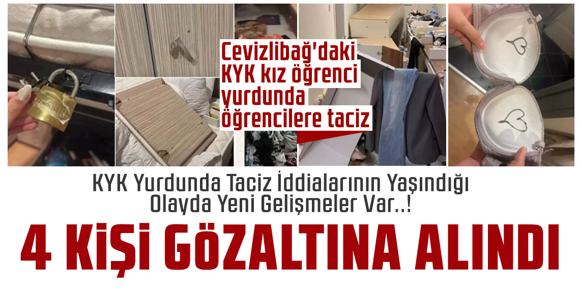 İstanbul’da öğrenci yurdundaki olaya ilişkin 4 şüpheli gözaltına alındı