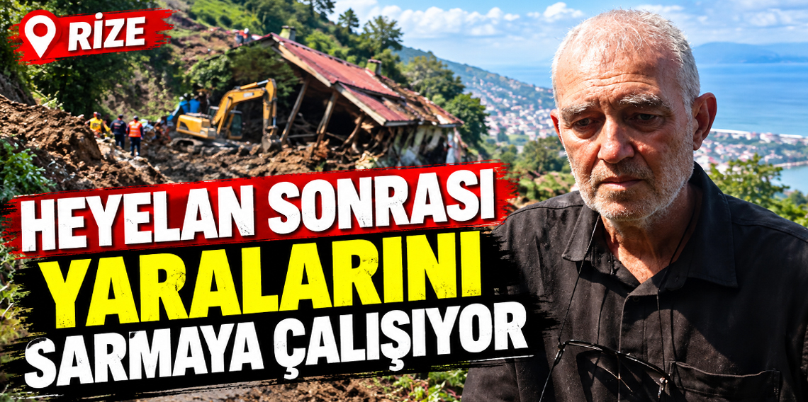 Rize'de Vatandaşlar Heyelan'da Yaşadıklarını Anlattı