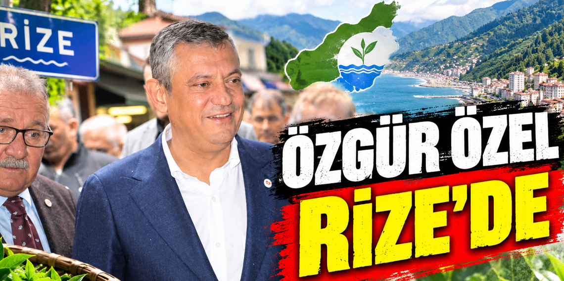 Özgür Özel Rize'de selden etkilenen esnafı ziyaret etti