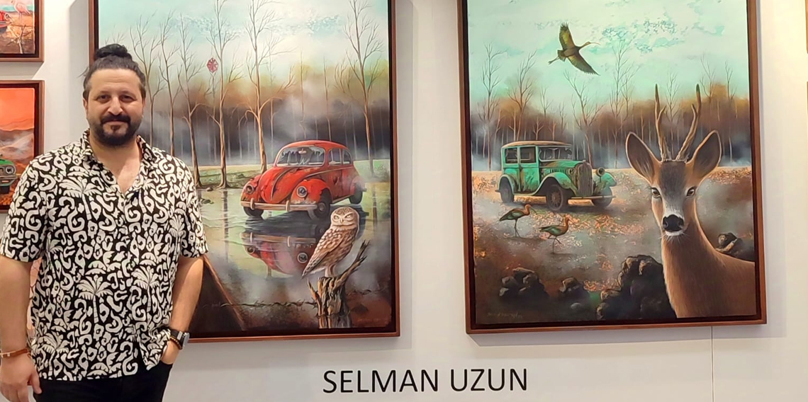 Selman Uzun Ulusal Artnova sanat fuarında