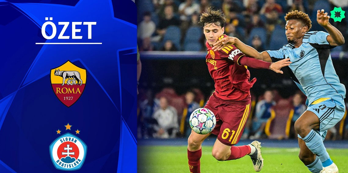  Şampiyonlar Ligi 3. Hafta | Roma - Slovan Bratislava (Özet)