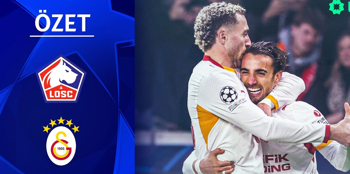 Şampiyonlar Ligi 3. Hafta | Lille - Galatasaray (Özet)