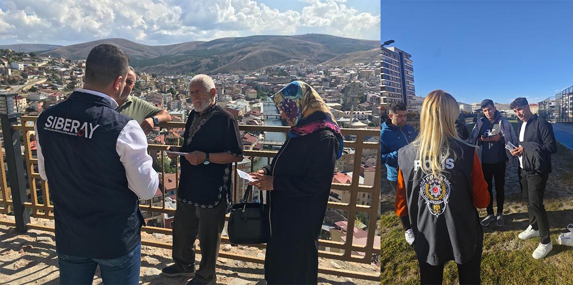 Bayburt polis teşkilatı tüm hızıyla çalışmaya ve uyarmaya devam ediyor