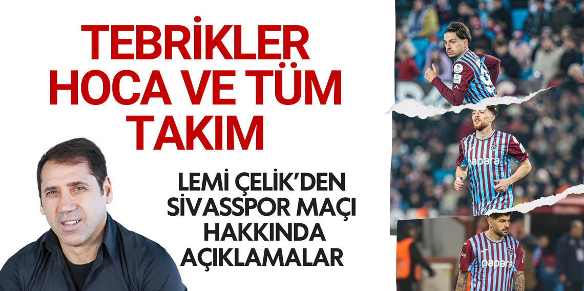 Tebrikler Hoca ve Tüm Takım